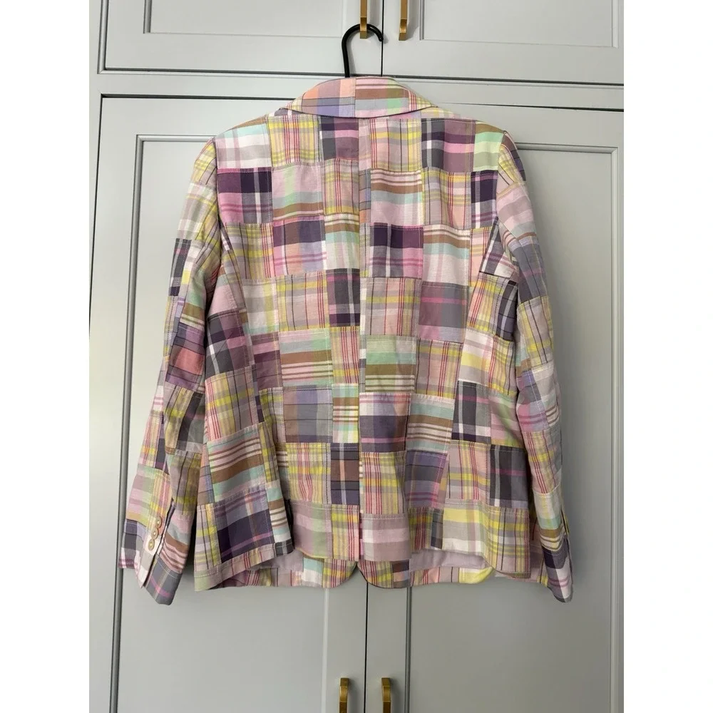 Brooks Brothers Plaid Pastel Blazer Jacket 12 NWT Derby Heritage Polo Easter - Picture 8 of 8